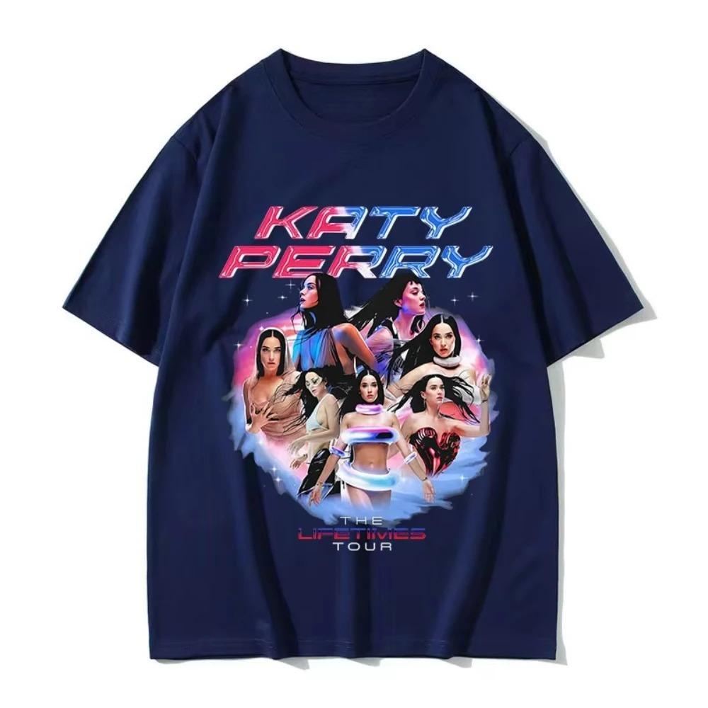 Katy Perry The Lifetimes Tour 2026 Graphic T Shirts Men Women Vintage Fashion High Quality T-shirt Aesthetic Short Sleeve Tshirt