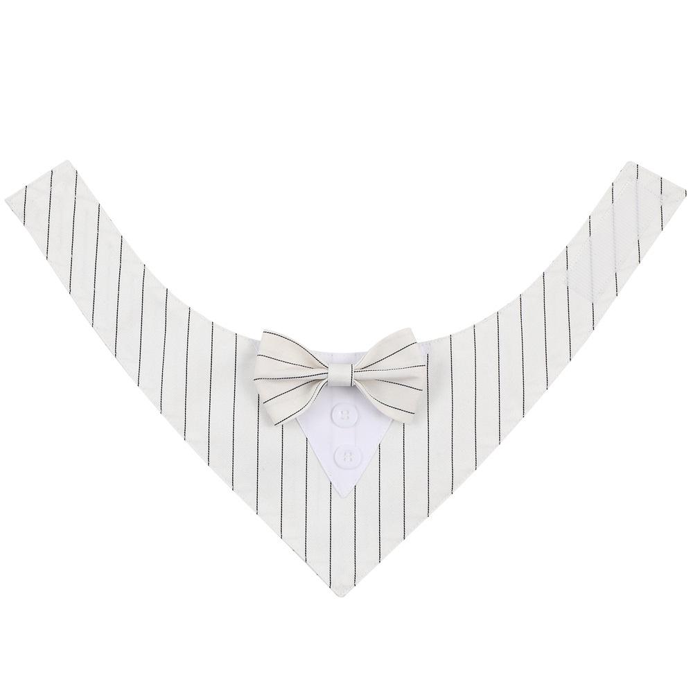Multicolor British Style Dog Bandana - Wedding Pet Triangle Scarf