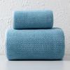 Home Spa Coral Fleece Bath Towel Set With Fast Drying Absorbent For Family Use