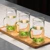 300/500ML 2 IN 1 Glass Tea Cup with Infuser and Lid Borosilicate Clear Filter Tea Mug Heat Resistance Flower Puer Maker Teacups