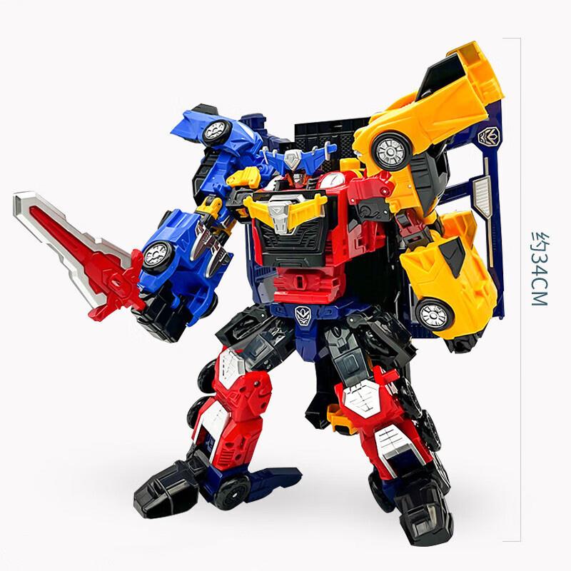 3 IN 1 Hello Carbot Giant Loader Transforming Robot to Car Action Figures Deformation Car Toy for Children Gift