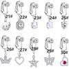 Zirkonia Hart Vlinder Geen Piercing Nep Navelpiercing