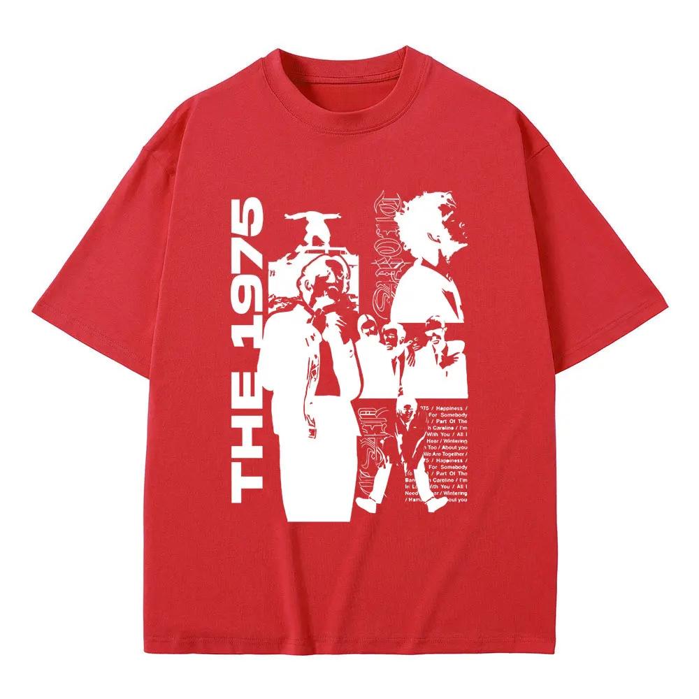 Rock Band The 1975 Being Funny in A Foreign Language Print T-shirt Matty Healy Graphic T Shirts Indie Alternative  Tshirt