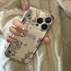 English Camellia Is Suitable for iPhone15promax Mobile Phone Case, Suitable for Apple 13 Girlfriend 14plus Anti-drop.