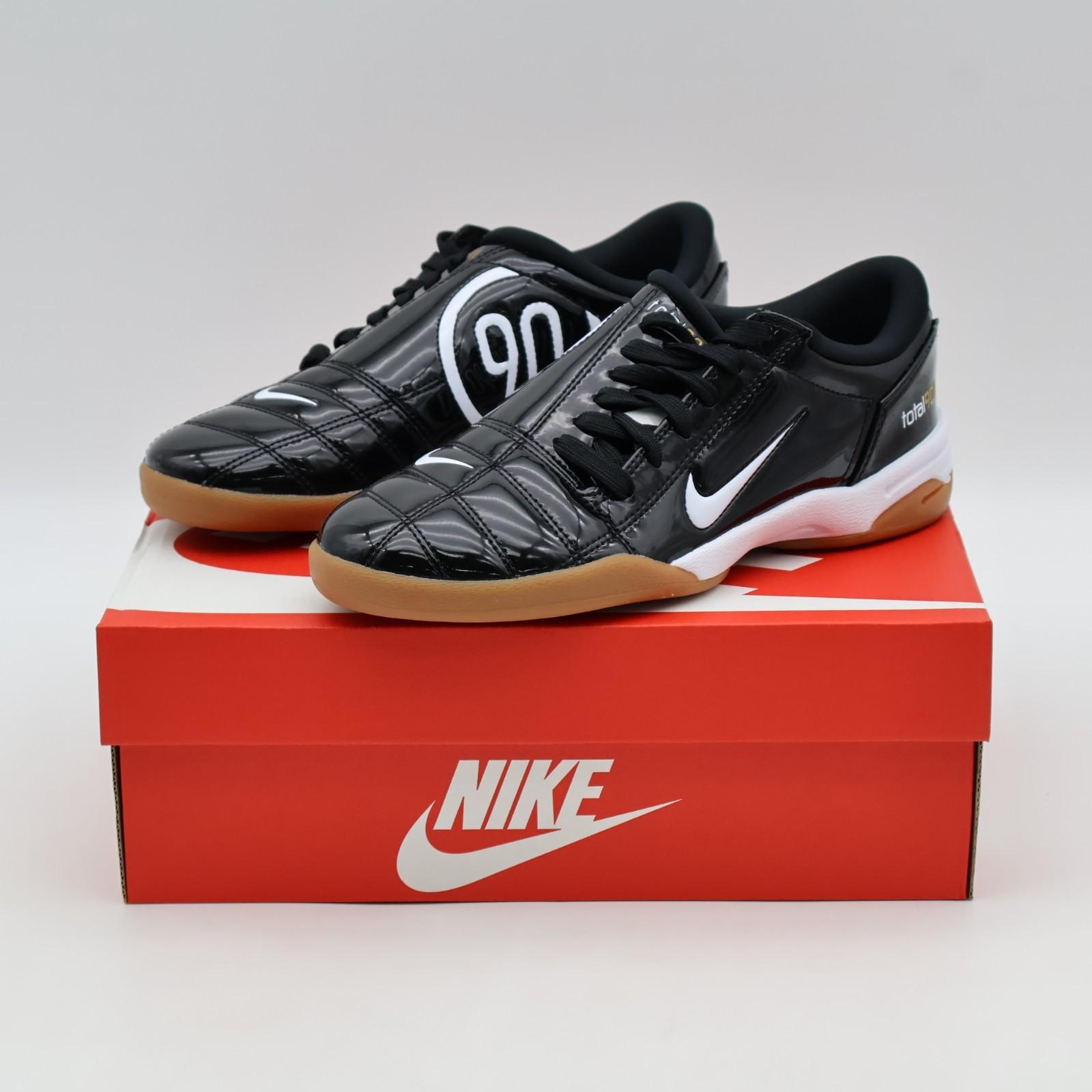 IB5666-001 Nike Total 90 3 Black White Metallic Gold (Women s) 10W