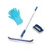 44cm Pool Cleaning Brush with Aluminum Pole Set Telescopic Simple Installation for Walls Tiles