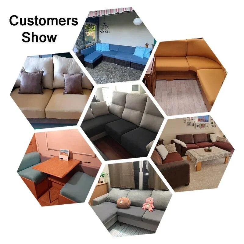 Solid Spandex Sofa Sectional Covers Elastic Breathable Sofa Cushion Cover for Living Room Chaise Longue Sofa Slipcover Home Pets