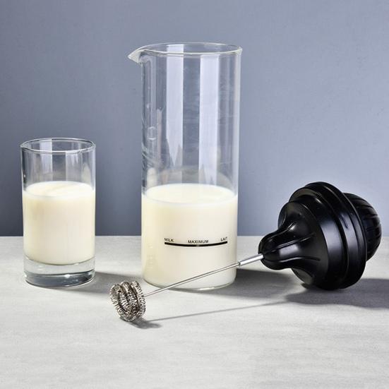 Elektrický šlehač Bezdrátový napěňovač mléka Automatický mixér s nádobou Rychlé míchání Přenosný