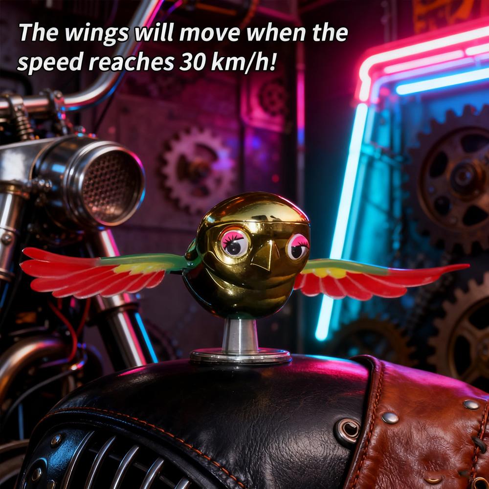 Creative Cute Simulated Flying Bird Car Ornament Home Decor Versatile Scenarios ABS Material Car Interior Decoration