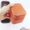 Compact Single Watch Travel Case For Watches And Smartwatches Up To 55mm With PU Leather And Microsuede Interiors
