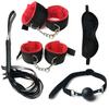 SM Fetish Bondage Erotic Toy Restraint Set Sex Toys For Women Handcuffs Whip Binding Anal Plug Vibrator Couple Sexy Tool