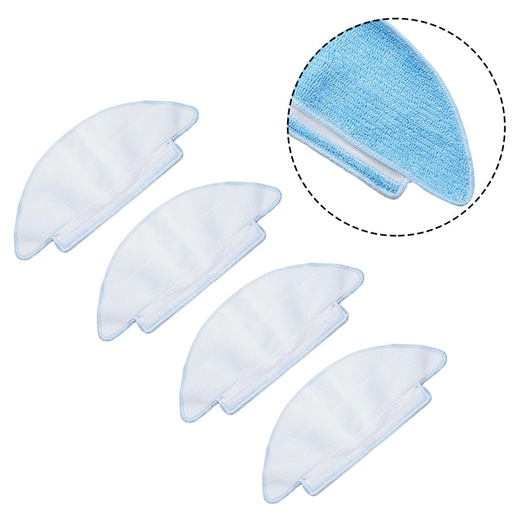 4/10pcs Mop Pads Household Cleaning Replacement Sweeper Parts