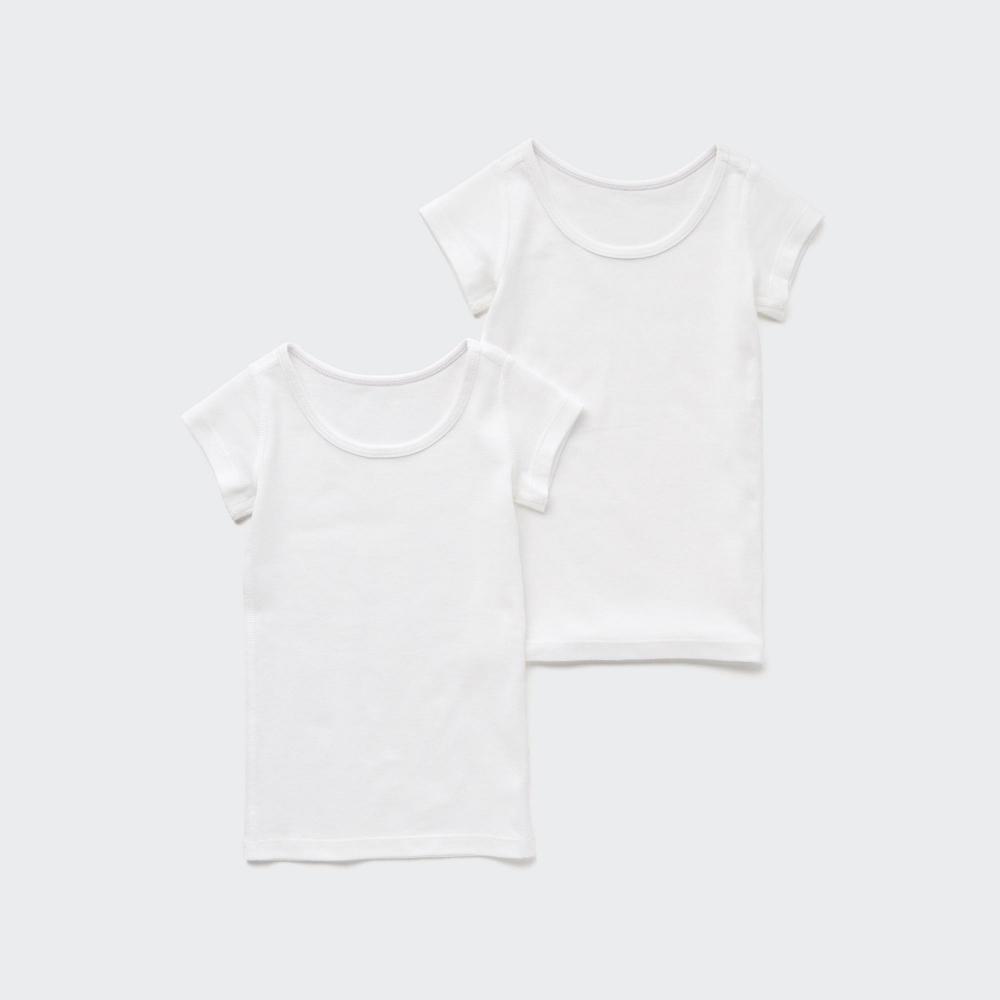 Uniqlo Japan CoTTon Fleece Inner T  shorT Sleeve  2 Pack 