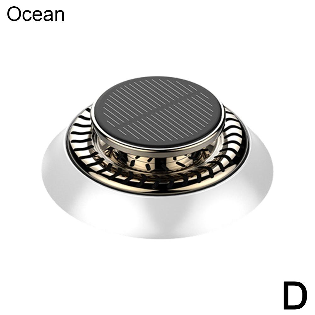 Solar Car Fragrance Vehicle Air Freshener Automatic Rotation Car Aroma Diffuser for Essential Oils Car Perfume Odor Remover