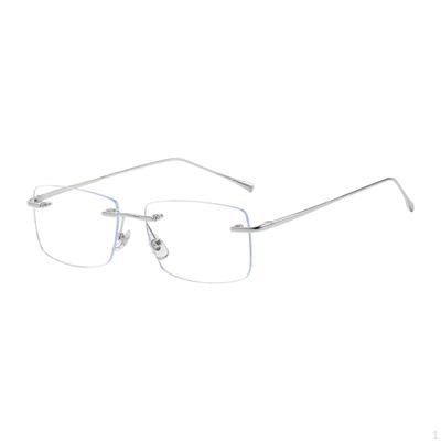 Casual Rimless Glasses for Social Events and Relaxation