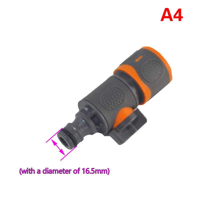 2 Stück 1/2" 3/4" Gartenschlauchadapter Schnellkupplung Stoppstecker Kupplung Verbinder Wasser Bewässerung Schlauch Reparatur Verlängerung Rohrfittings