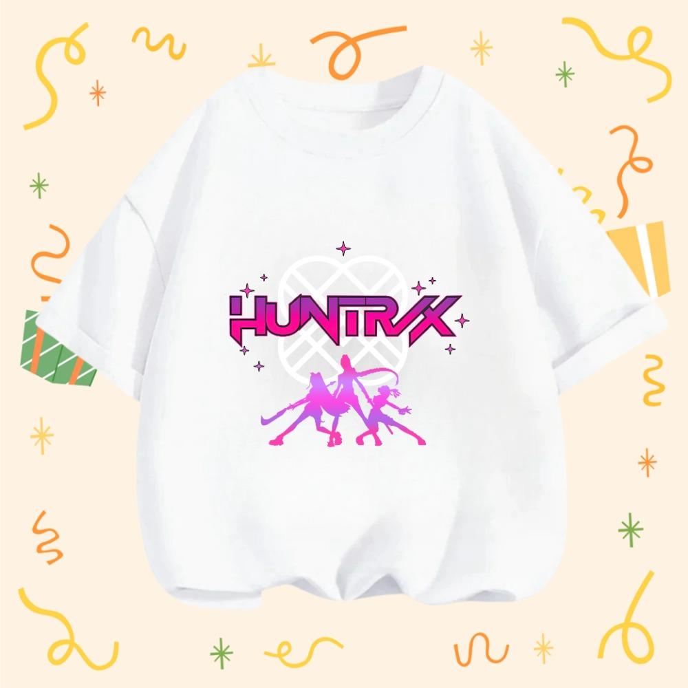 Fashion Kids Hunt Witch Group Cartoon Print 2026 New Short Sleeve T Shirt Summer Casual Hot Sale For Girls Teen Boys