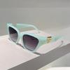 Cat Eye Sunglasses Women Fashion Vintage Candy Color Rim Decor Shades Trendy Outdoor Brand Design Gradient Sun Glasses