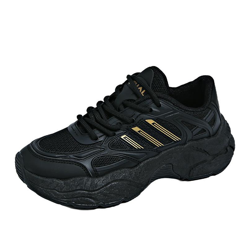 New dad shoes women's spring student sports running shoes casual shoes with heightened thick soles