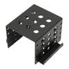 Supporto per HDD da 2,5 pollici Design Vuoto in Lega di Alluminio Gabbia per Hard Disk da 2,5 pollici ad Alta Durezza per HDD SSD IDE da 2,5 pollici Nero