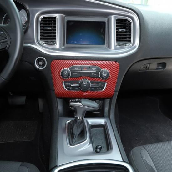Central Air Conditioner Switch Panel Trim Cover Bezels for Dodge Charger 2015+