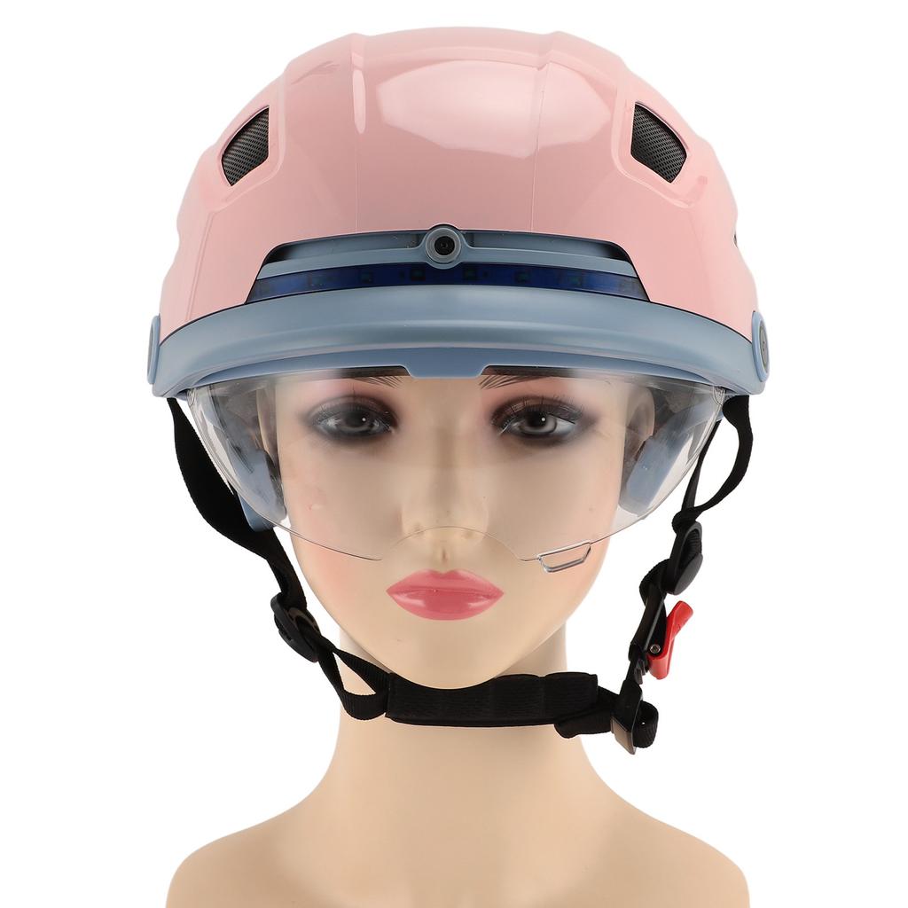 Smart Bluetooth Cykelhjälm med Inbyggda Blinkers Högtalare Mikrofon Smart Cykelhjälm för