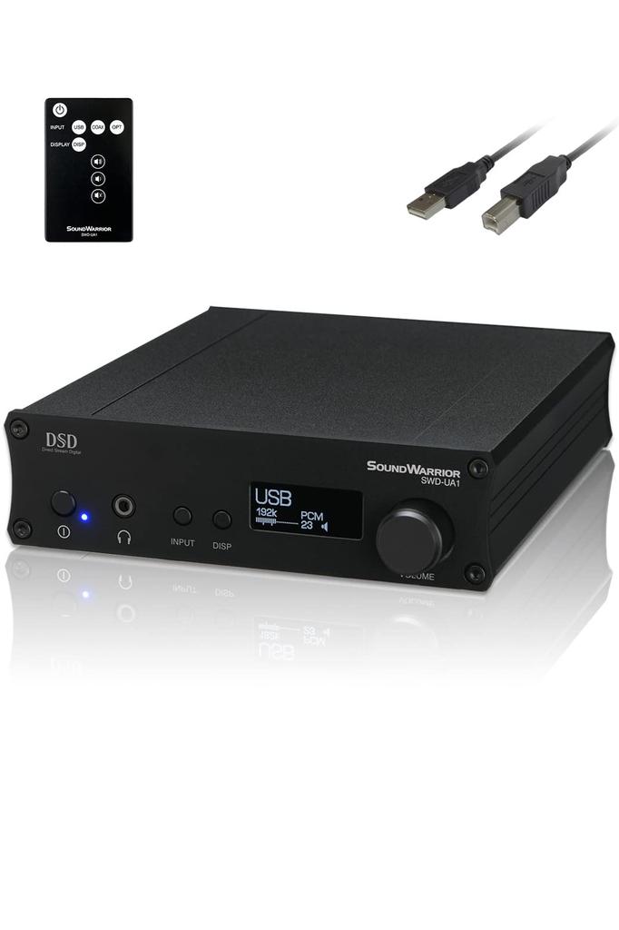 SOUNDWARRIOR SWD-UA1-SD, a Japanese-made integrated amplifier with built-in USB DAC, supports high-resolution DSD audio sources, and supports USB,
