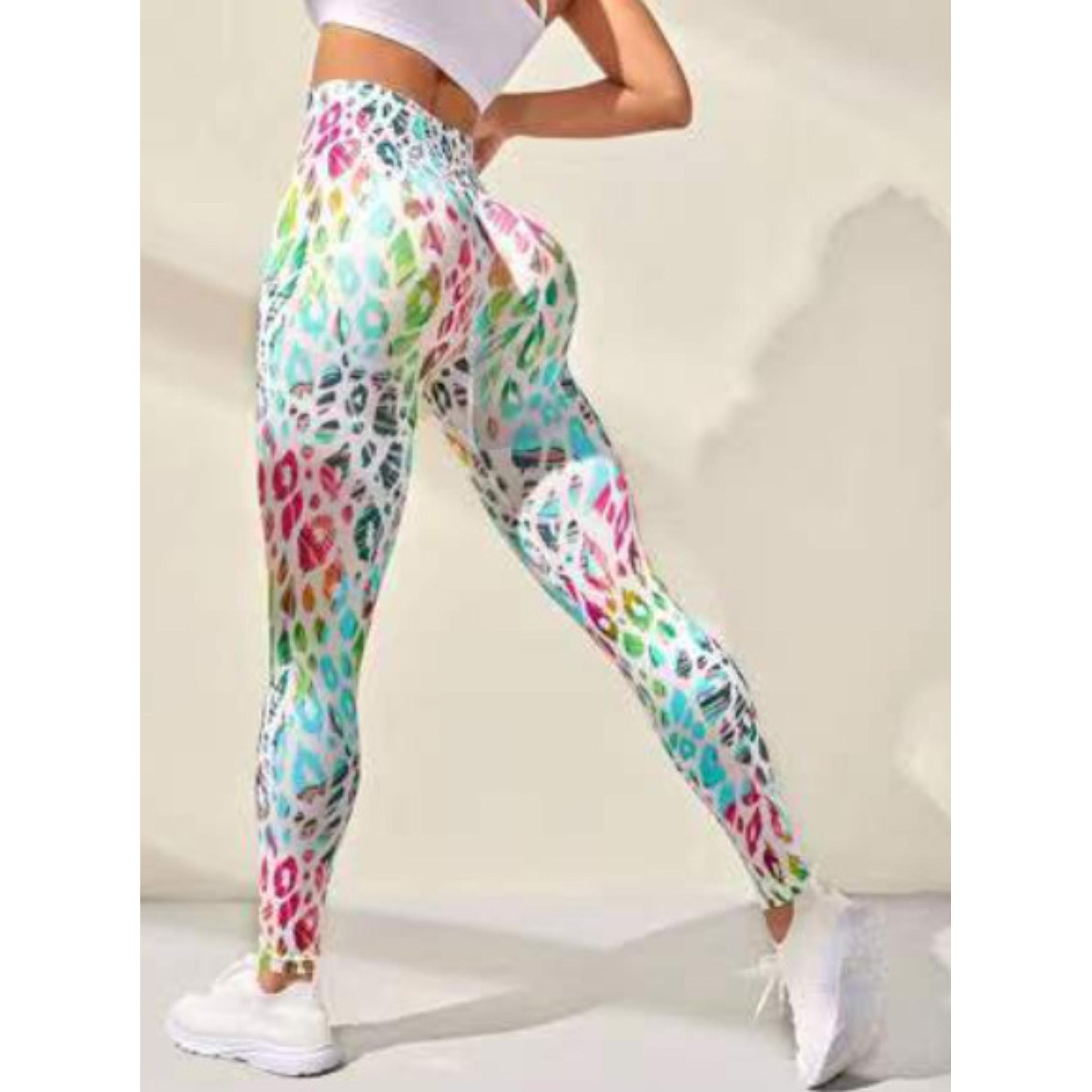 

Women s Yoga Pants Hip-Lifting Tight High Waist Outdoor Sports Fitness Pants S белый