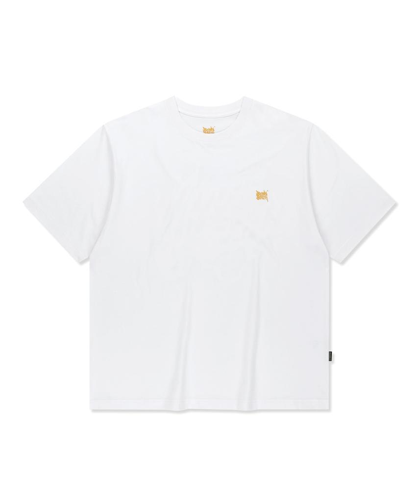 BROWNBREATH Splash Tag Tee - White