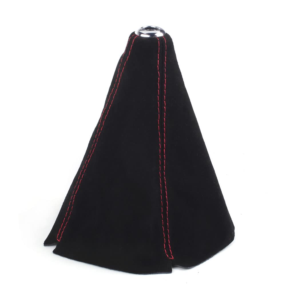 

ZS Shift Boots Universal Shift Knob Cover Buckskin Universal Shift Knob Boot Cover Shift Boot Cover (Red) красный