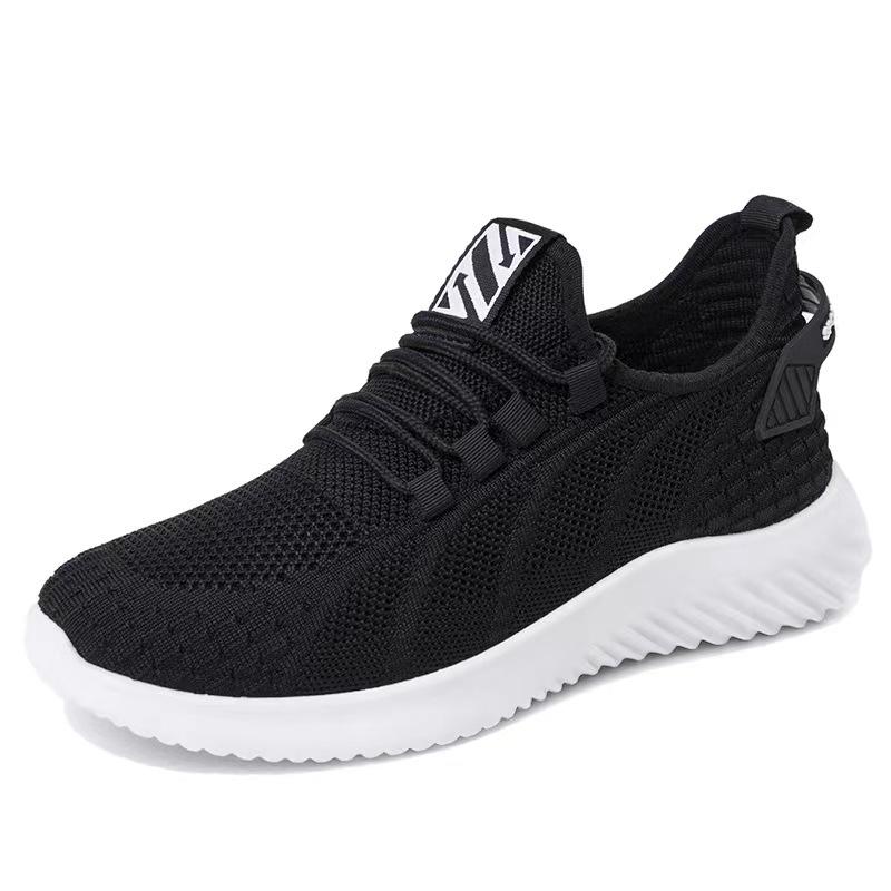Men's Shoes 2025 New Leisure Sports Summer Trend Fly-woven Shoes Korean Version Light and Breathable Running Comfortable Travel
