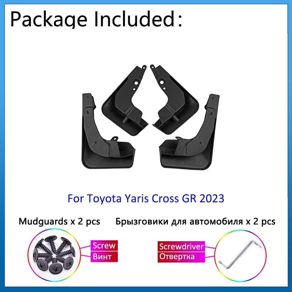 Car For Toyota Yaris Cross Non GR 2024 Anti-dirty Mud Flaps Guard Wheel Front Rear Splash Flap Car Accessories 4pcs D1Q8