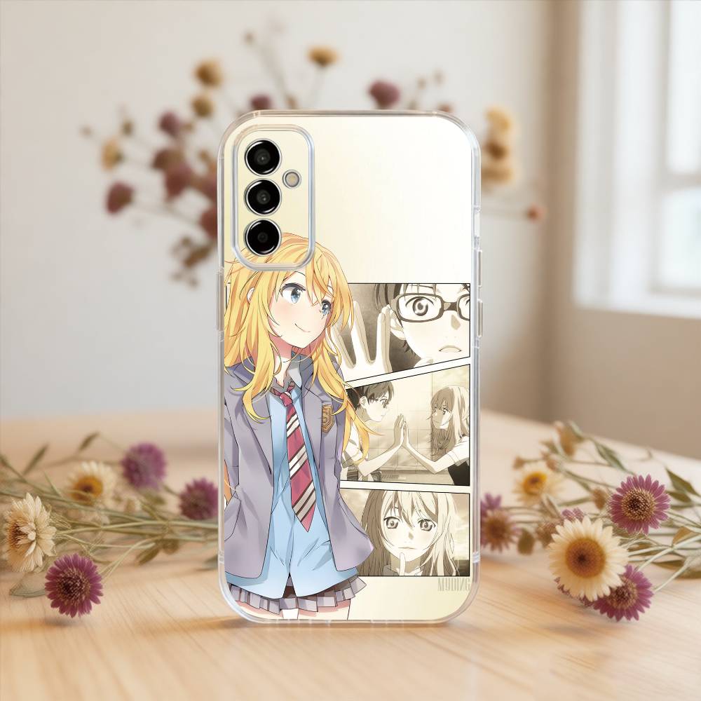Your Lie in April Phone Case For SamsungA10,12,20,21S,30,31,40,50,51,52,70,71 Transparent Cover