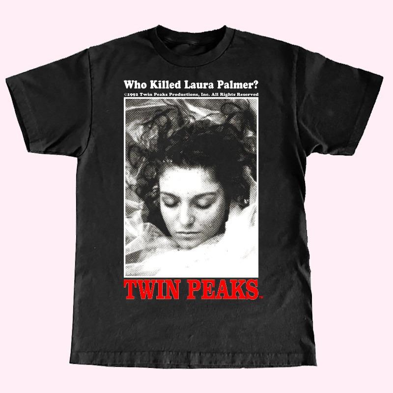 Who Killed Laura Palmer Tshirt Womens Tshirt Summer New Retro Unisex Cotton Casual Fashion Tshirt S
