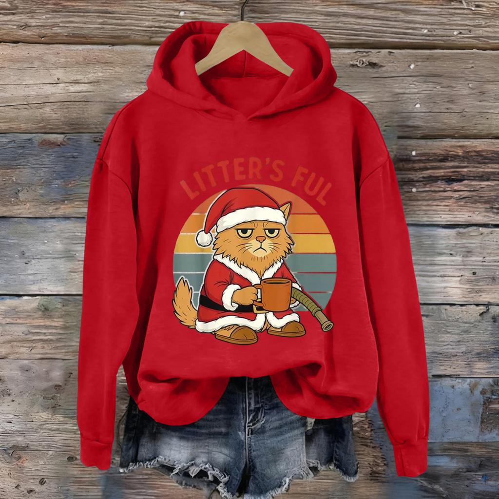 Women's Fashion Daily Versatile Casual Sweatshirts Long Sleeve Hooded Top Sweatshirts