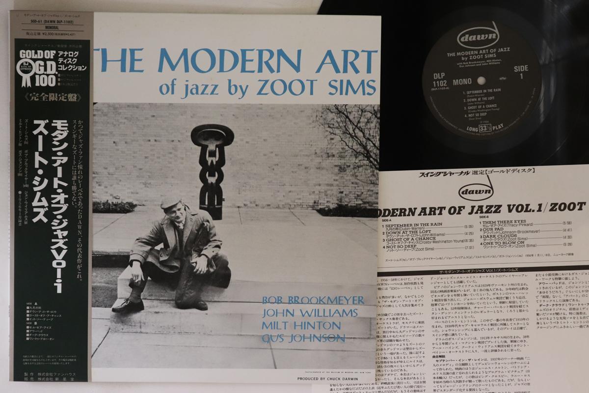 

LP Record ZOOT SIMS - Modern Art Of Jazz SGD61,DLP1102 DAWN 1991 Japan Obi Jazz Used