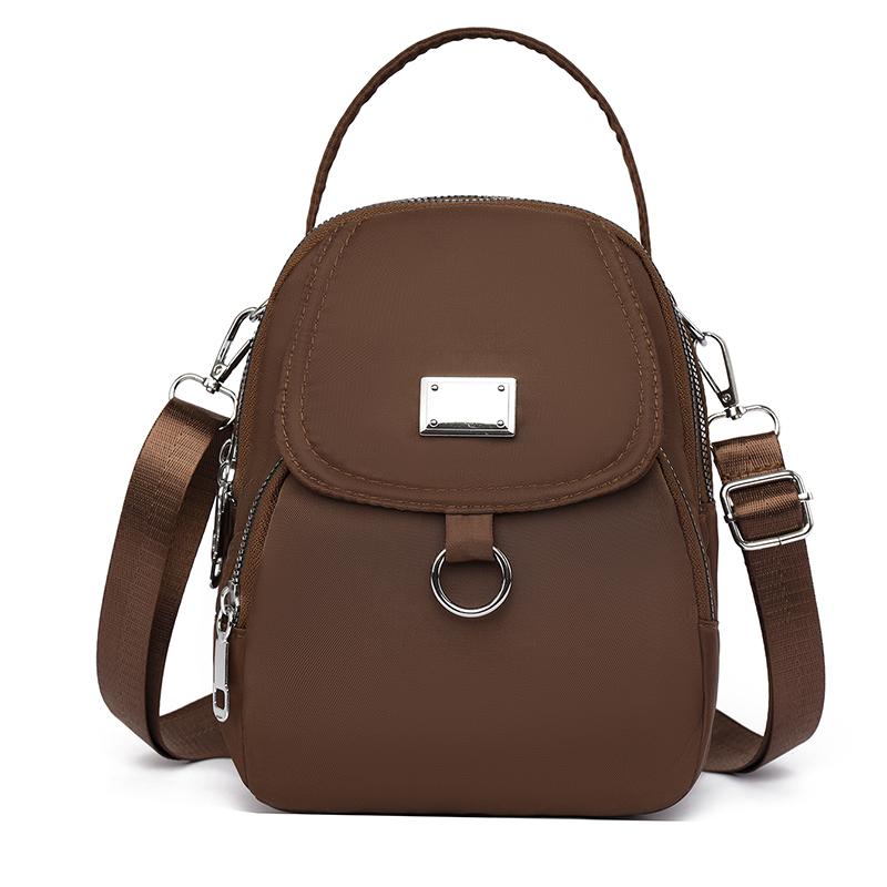 

New Fashi Casual Oxford Crossbody Bags for Women Shoulder Messenger Bag Lightweight Travel Small Sling Bag Durable Daily Use кавовий