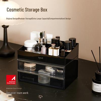 Hochwertiger Schminktisch Kosmetik-Organizer mit großem Fassungsvermögen für Hautpflegeprodukte