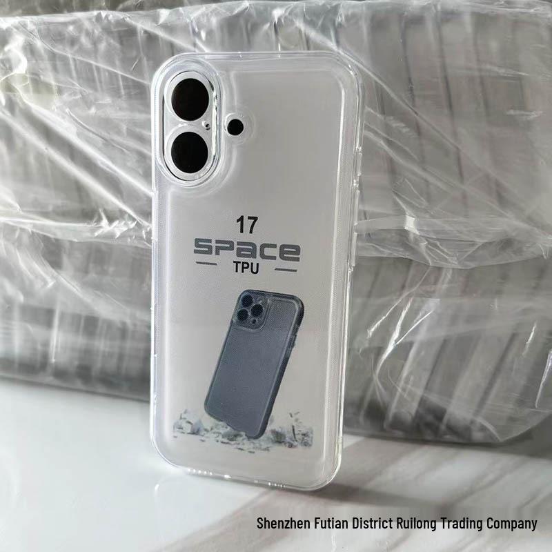 Clear Soft Anti-Fall Case for iPhone 16/16 Pro Max, Compatible with iPhone 13/15