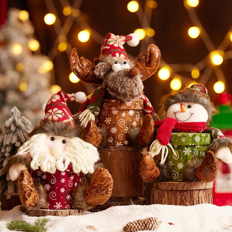 Christmas Gift Bag Santa Claus Reindeer Candy Bag Christmas Eve Apple Bag Christmas Decoration