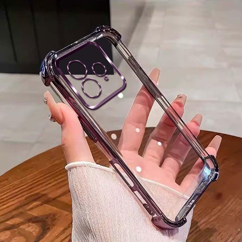 Per Realme GT 7 Pro Custodia per telefono Realme GT7T Realme GT 7T Realme GT 7 Angoli Rinforzati Antiurto Cover posteriore placcata