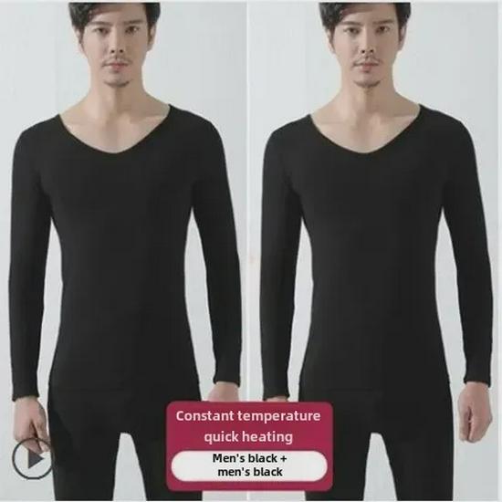 37° Thermal Underwear Set: Women's Seamless Heating, Constant Temperature, Close-Fitting Top & Bottom for Autumn