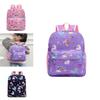 Cute Nylon Unicorn School Backpack For Girls Fashionable Print And Durable