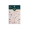 TENSOR Cute Dog Gold Frosted Nail Stickers M-821 Series, Self-Adhesive