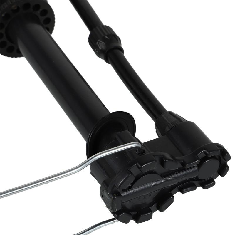 Portable Bicycle Pump Max 120 Psi Bike Manual Air Pump Balloon Tire Inflator Schrader Valve Floor Pump Cycling Accesories