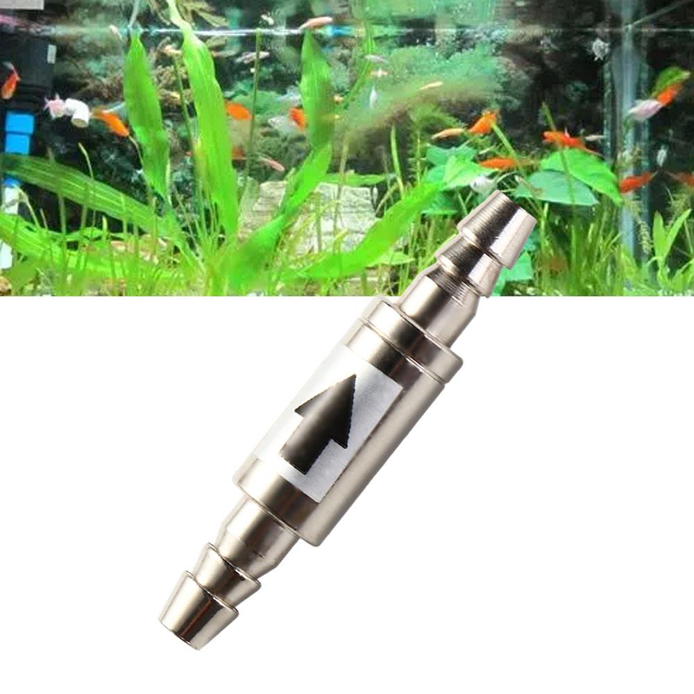 Stainless Steel CO2 Check Valve Silver Non-Return CO2 Valve CO2 One Way Check Valve  Fish Tank