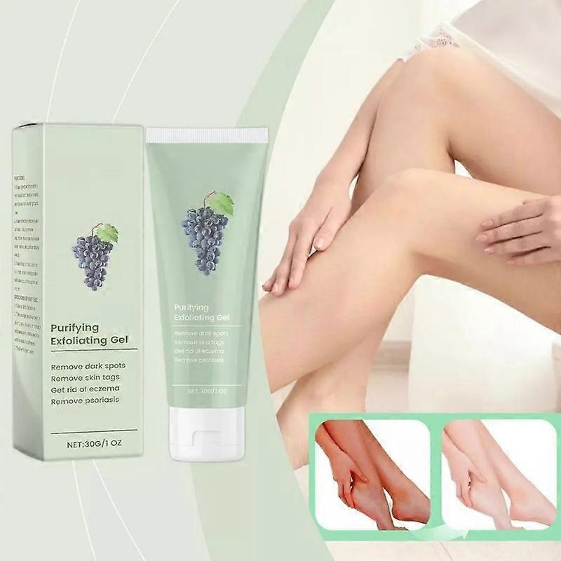 Gream Exfoliating Gel, Purifying Exfoliating Scrub, Moisturizing Cleanses Skin, Deep Cleans Pores, Brightens Skin Tone, For Men & Women