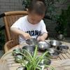 25 Stück Edelstahl Lebensmittel Kochen Küche Spielzeug Pädagogisch Mini Küchenutensilien Spielzeug Kleinkind