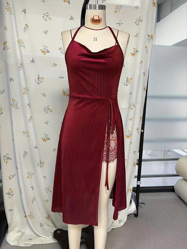 Elegant Lace Camisole Summer Nightgown - Sexy, Slimming, and Comfortable