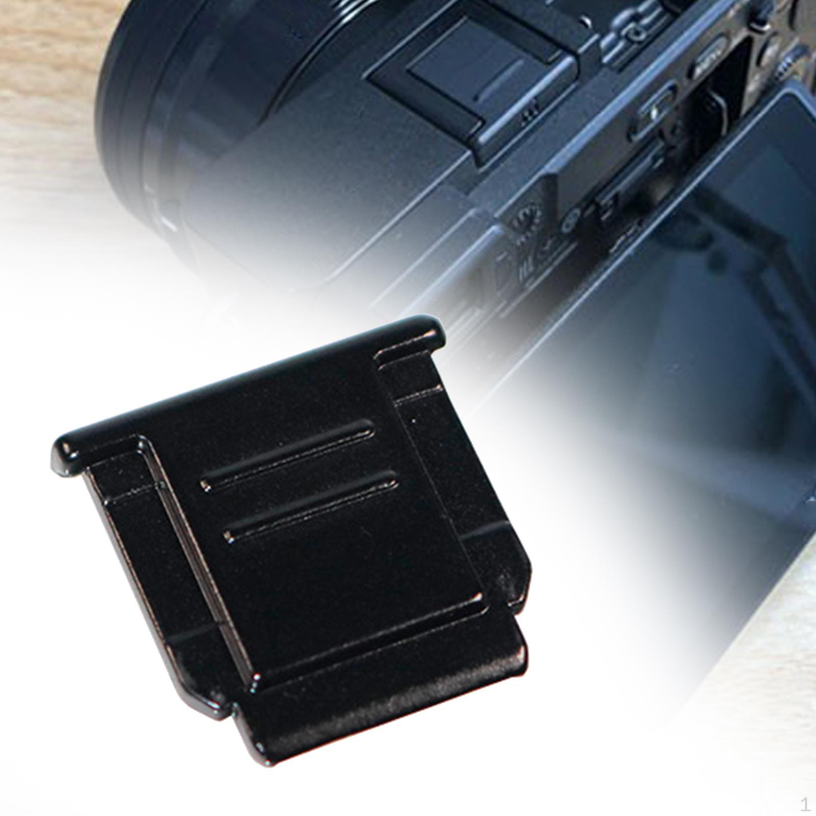 

Кришка башмака камери Захисний ковпачок для спалаху Легко розбирається Сплав цинку Міцний захист чорний